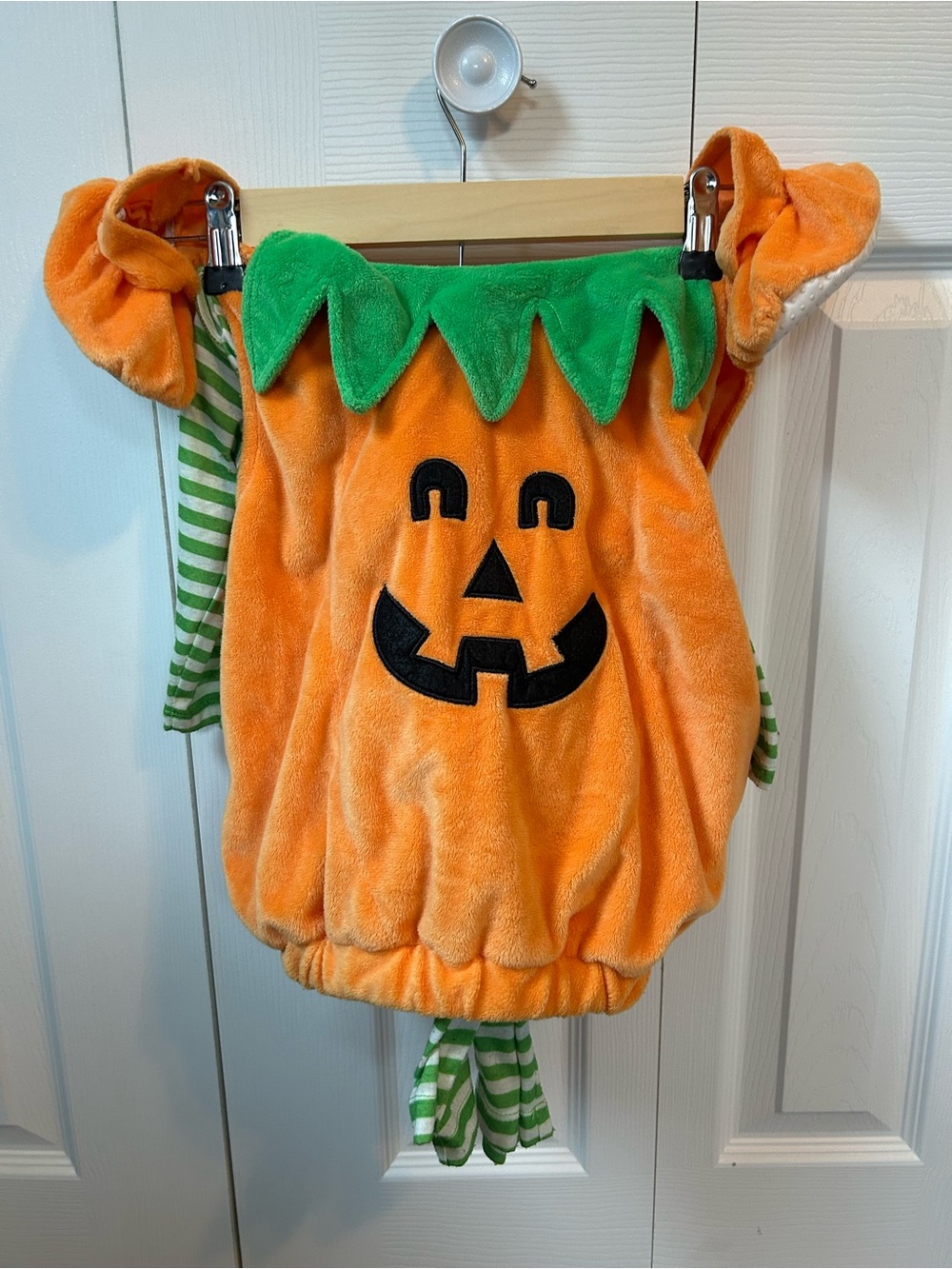 Target Orange Pumpkin Jack-O'-Lantern Halloween Costume 12-18 M